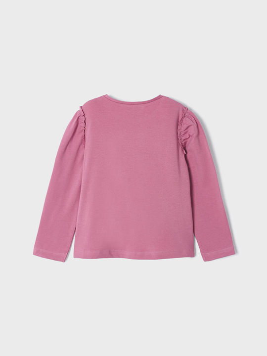 Mayoral Kids Blouse Long Sleeve Pink