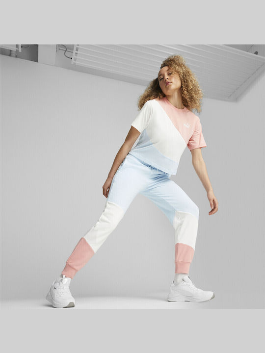 Power Cat Sweatpants Jogger Light Blue