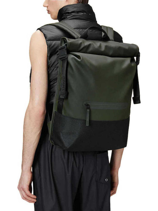 Rains Trail Rolltop Waterproof 22lt Green