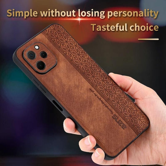 3D Embossed Umschlag Rückseite Kunststoff Lila (Huawei Nova Y61)
