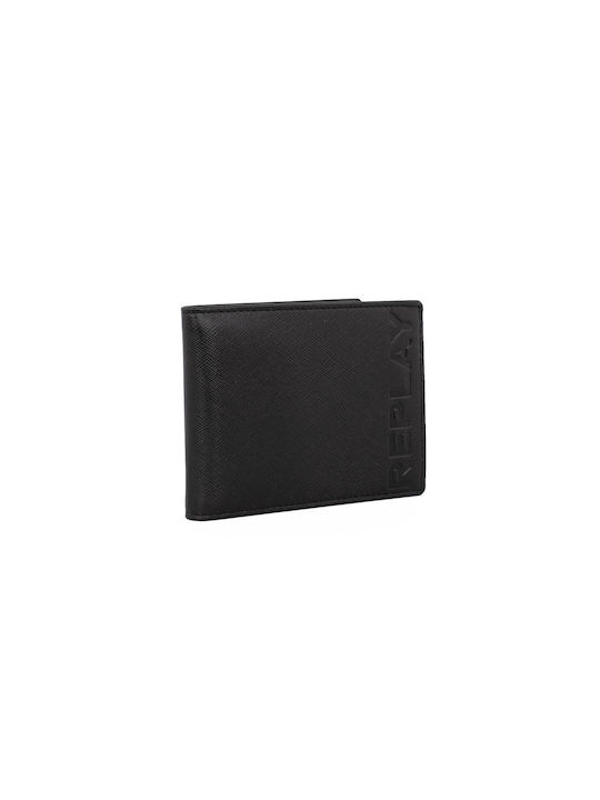 Replay Men's Leather Wallet Black