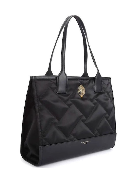 Leather Women's Bag Shopper Shoulder Black