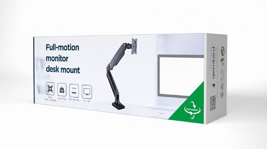 Gembird Schreibtisch Halterung Monitor bis 35" mit Arm (MA-DA1-03)