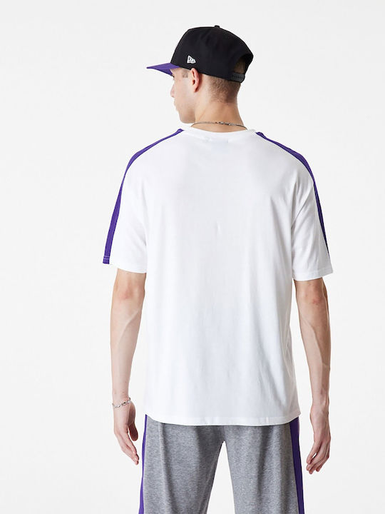 New Era Los Angeles Lakers Tricou Alb