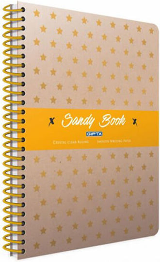 Uni Pap Spiral Notebook Ruled B5 2 Subjects 1pcs (Μiscellaneous Designs/Colors)
