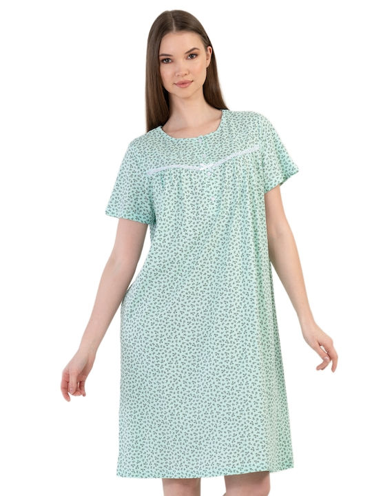 Vienetta Secret Summer Women's Nightdress Turquoise