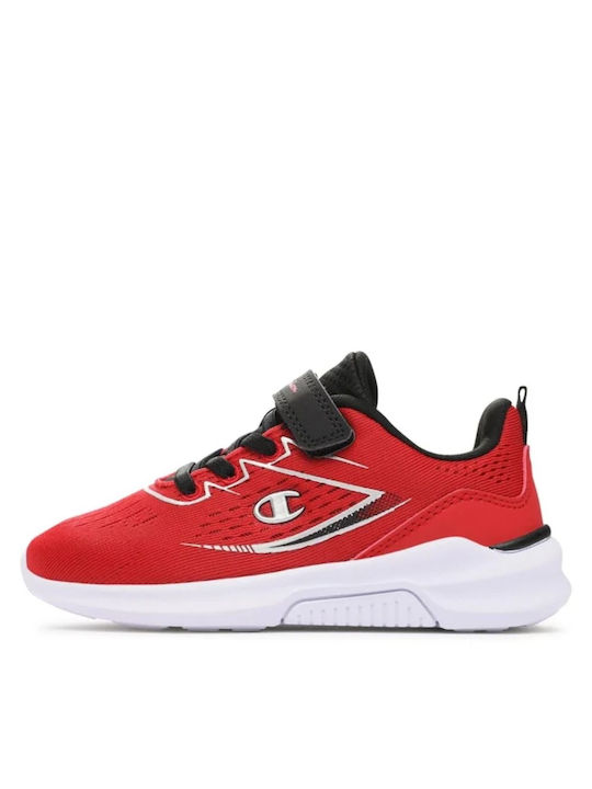 Champion Nimble B Kids Sports Shoes Running with Hoop & Loop Closure Red