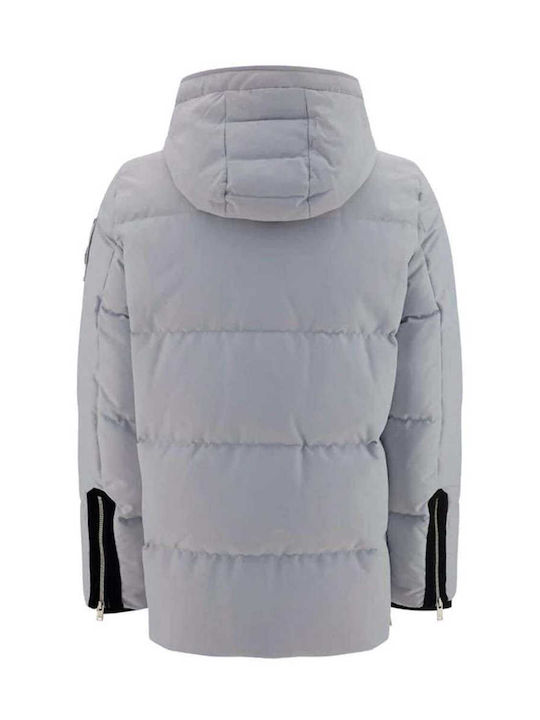 Moose Knuckles Men's Winter Puffer Jacket Gray