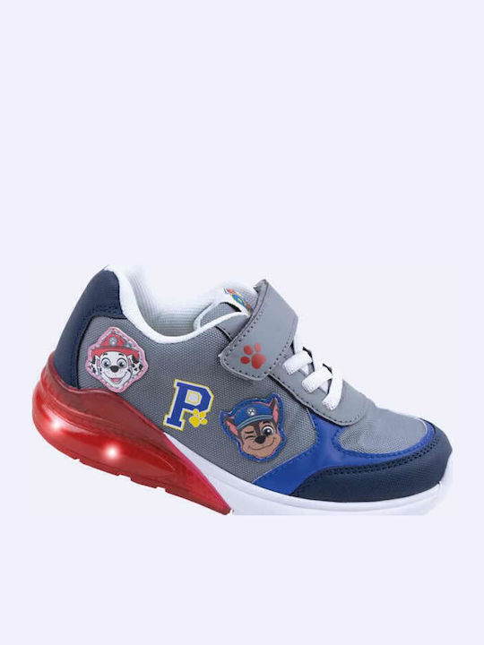 Paw Patrol Kids Sneakers with Hoop & Loop Closure and Lights Multicolour