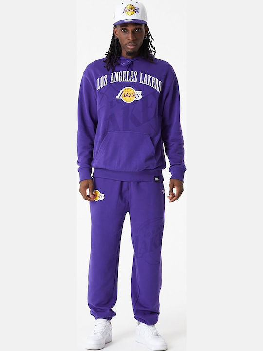 La Lakers Ζακέτα με Κουκούλα Μωβ