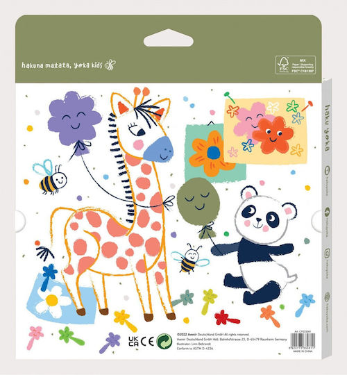 Haku Yoka Smile Crayons Set 12 Colours