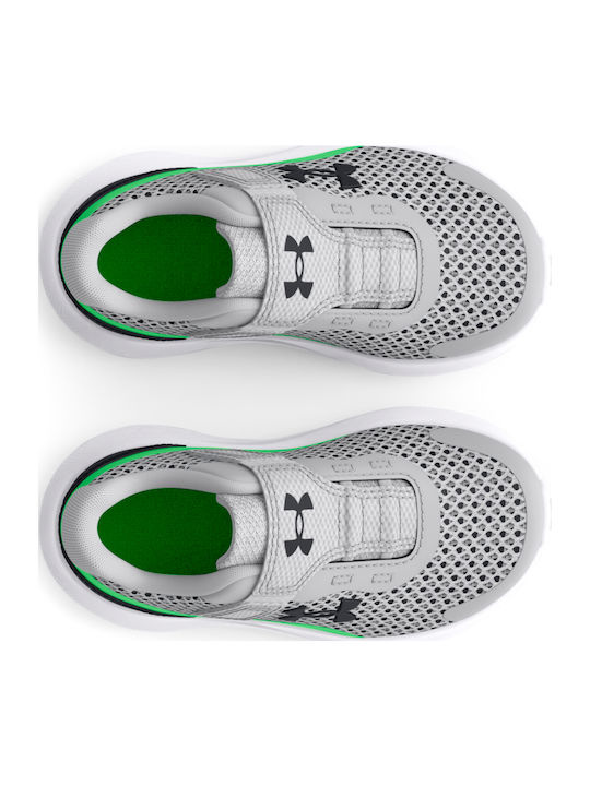 Surge 3 Kids Sports Shoes Running with Hoop & Loop Closure Gray
