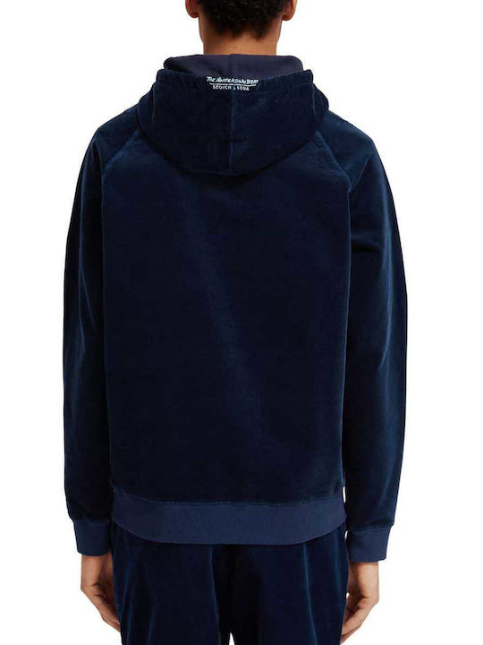 Scotch & Soda Men's Sweatshirt with Hood Navy Blue