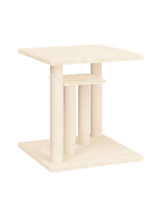 vidaXL Ξυσίματος Γάτες Cat Scratching Pole Beige 47.5x47.5x50cm