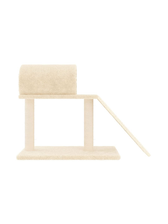 vidaXL Kratzbaum Katzen Kratzbaum Pole Beige 81x35x55.5cm