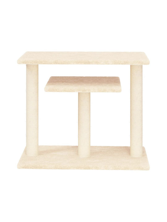 vidaXL Ονυχοδρόμιο Στύλος Μπεζ 60x34.5x62.5εκ.