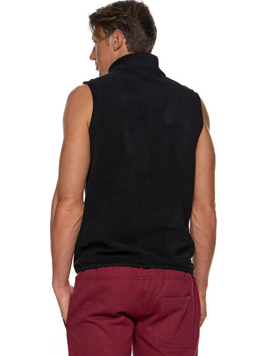 Ανδρική Ζακέτα Fleece Μαύρη