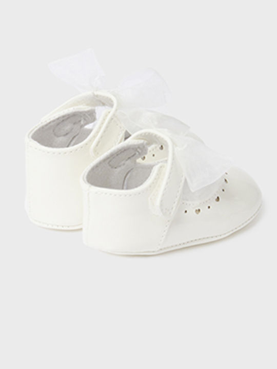 Mayoral Baby Ballerinas White