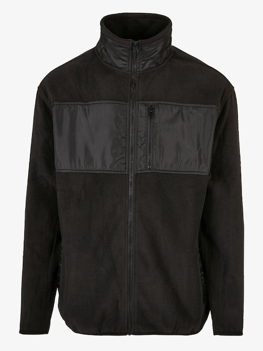 Herren Fleecejacke Schwarz