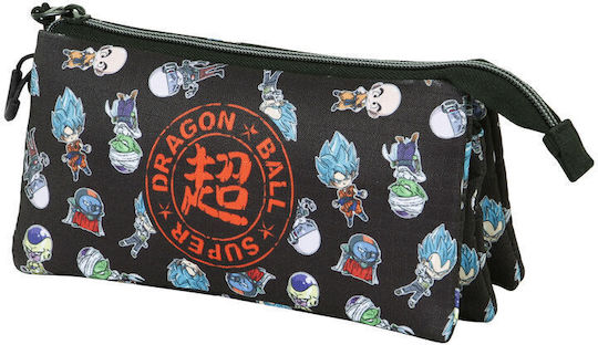 Karactermania Dragon Ball Pencil Case with 3 Compartments Multicolored