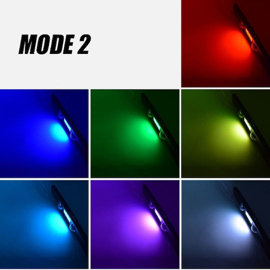 Λάμπα Led Επαναφορτιζόμενη για Camping με Powerbank 3W Πολύχρωμο