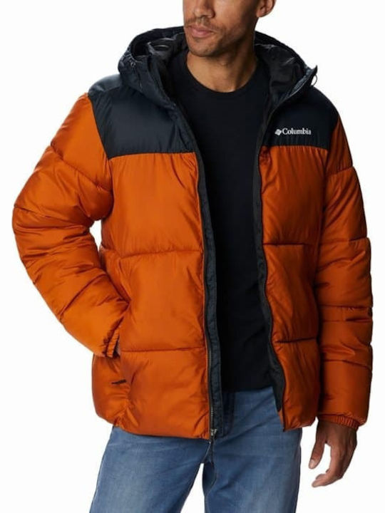 Puffect Зимно Мъжко Яке Puffer Теракотово