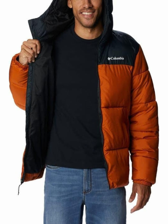 Puffect Зимно Мъжко Яке Puffer Теракотово