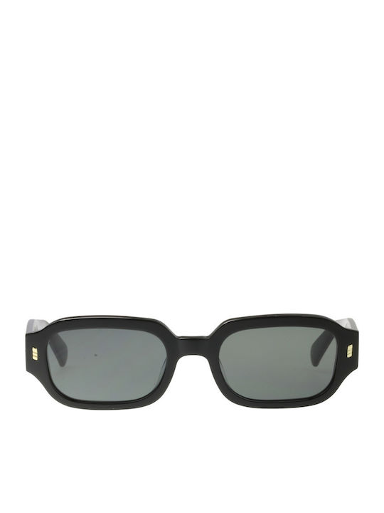 Gast Dear Friday Unisex Sunglasses with Black Plastic Frame and Black Lens DF01