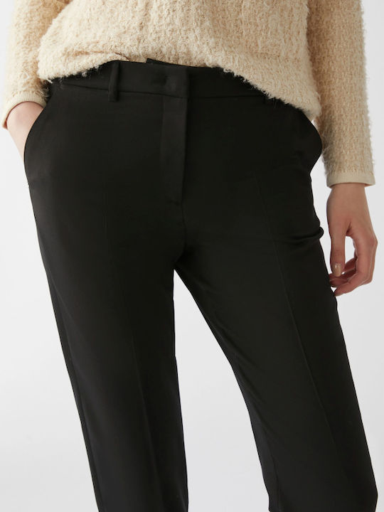 Women's Fabric Trousers Black