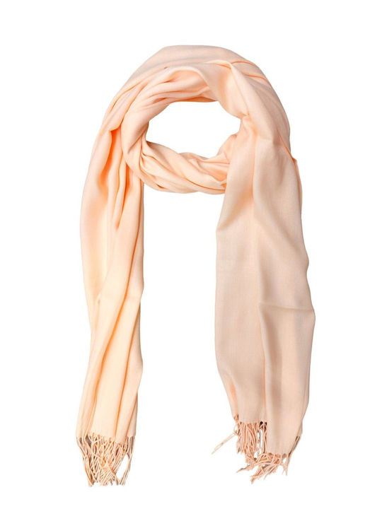 Женски шал от вълна с Кашмир Light Pink