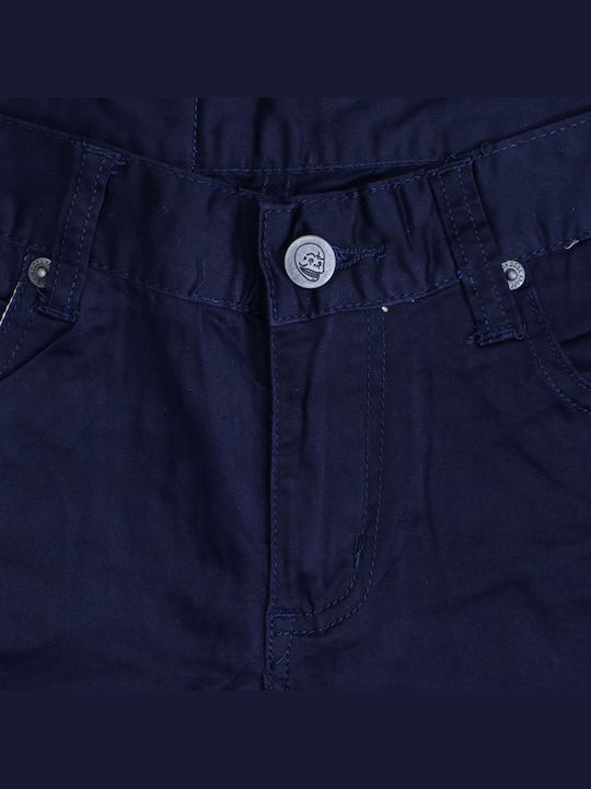 Pantaloni Dama Tesatura Albastru Marin
