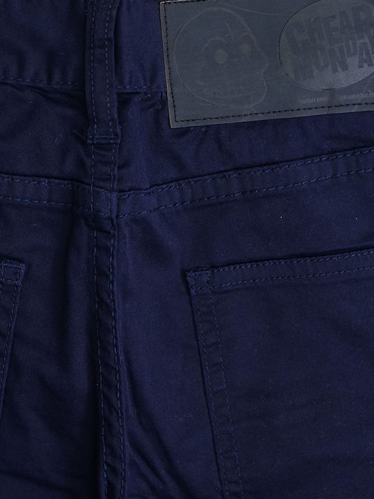Pantaloni Dama Tesatura Albastru Marin