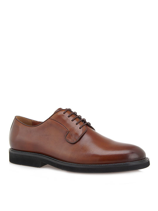 Renato Garini Men's Leather Dress Shoes Tabac Brown