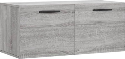 vidaXL Badezimmerschrank B80xT36.5xH35cm Gray