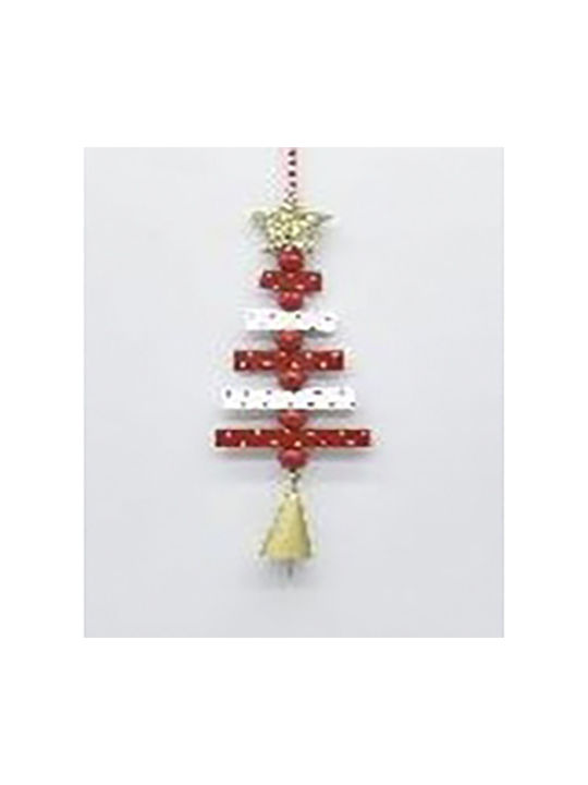 Iliadis Christmas Wooden Bell Ornament 19x7cm