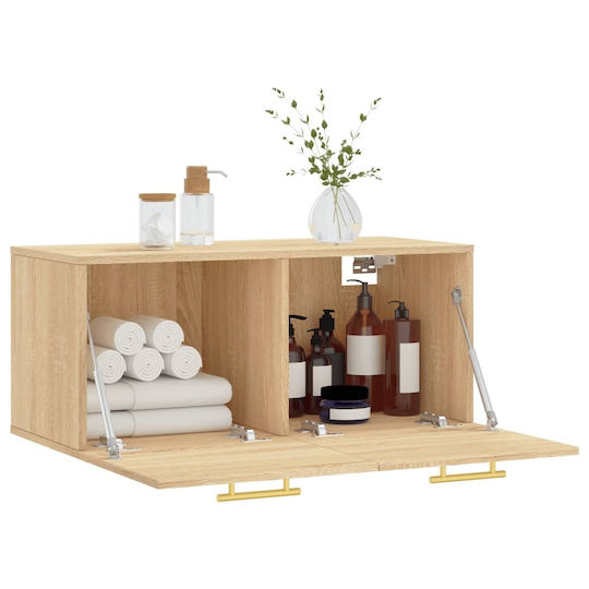 vidaXL Bathroom Cabinet L80xW36.5xH35cm Sonoma