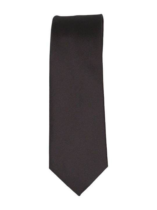 Venturi Ανδρική Γραβάτα Μονόχρωμη σε Μαύρο Χρώμα