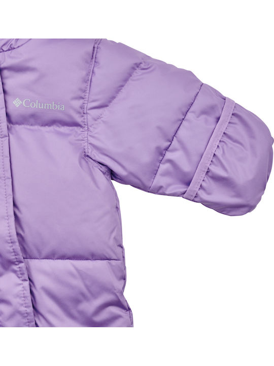Columbia Snuggly Bunny Baby Bodysuit for Going Out Long-Sleeved Purple