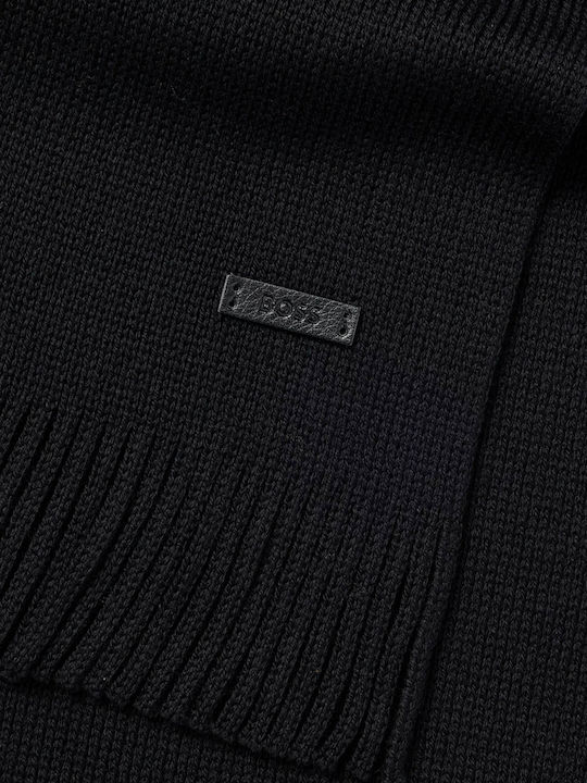 Men's Wool Scarf Black