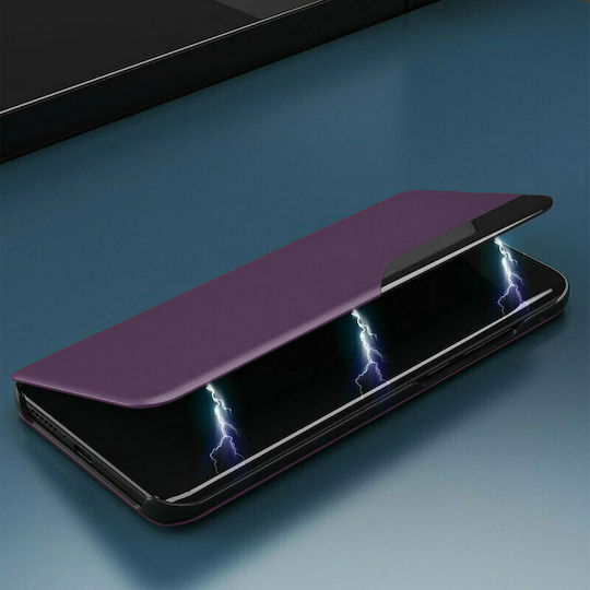 Techsuit Efold Book Plastic / Piele Violet (Honor Magic5 Lite)