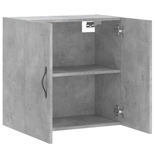 vidaXL Ντουλάπι Μπάνιου 60x31x60cm Γκρι