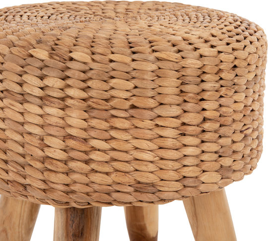 Hocker Für das Wohnzimmer Korbweide Jim Natural 43x43x43cm