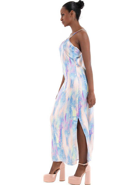 Aya Mayra Summer Maxi Slip Dress Dress with Slit