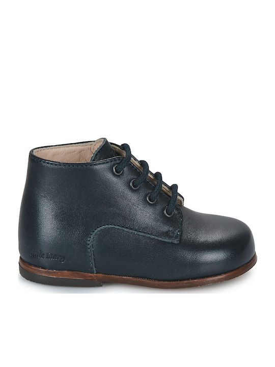 Kids Boots with Laces Blue