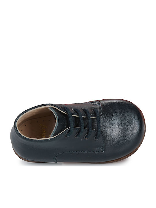 Kids Boots with Laces Blue