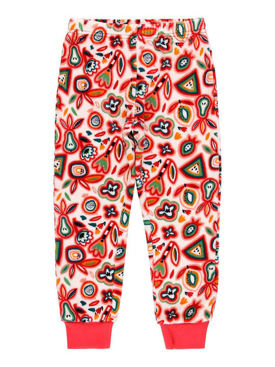 Boboli Παιδική Πιτζάμα Χειμωνιάτικη Βαμβακερή Κόκκινη
