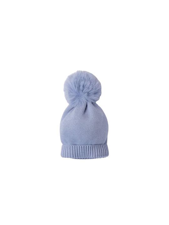 iDO Kids Beanie Knitted Light Blue