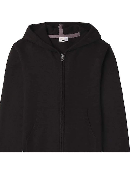 Kinder-Sweatshirtjacke mit Kapuze Blau