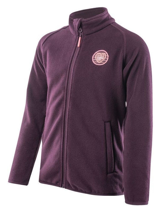 Kids Cardigan Purple