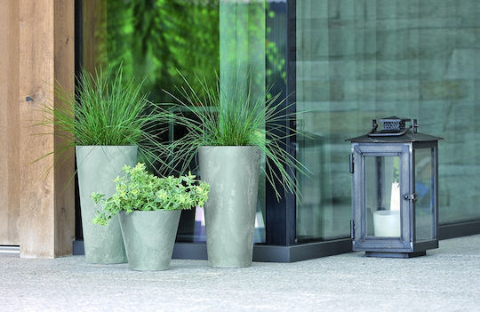 Prosperplast DTUS300E Übertopf Kunststoff Gray 30x30x57.2εκ.